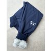 Softshellové kalhoty s beránkem navy panda