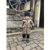 Dětská softshellová bunda mocha