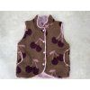 Dětská vesta teddy třešně  brown