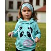 Dětská mikina panda Boom mint
