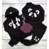Dětské tričko black panda s dlouhým rukávem