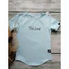 Dětské tričko BASIC mint - THIS IS ME s krátkým rukávem