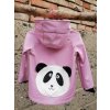 Softshellové kalhoty pudr panda