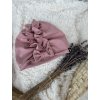 Dětský turban old rose