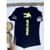 tričko STREET parkour black s krátkým rukávem