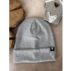 čepice žebro grey AB4K