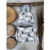 čepice zimní ušanka winter Bear bambule vlk