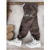 tepláky jogger Street ANDY BOOM double taupe
