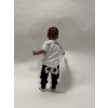 Dětské tričko BASIC panda style white s krátkým rukávem