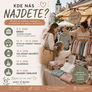 Pomalu se blíží podzim 🍂. A my pečlivě naskladňujeme o 106, aby jste měli na Marketech i v obchůdku z čeho vybírat;)...