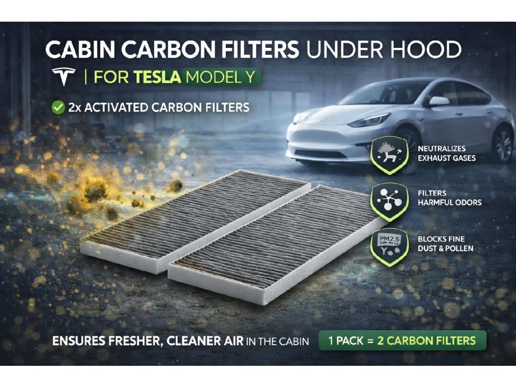 UFI Filters 54.531.00 - filter s aktívnym uhlím pod kapotu Tesla Model Y – 2 ks v balení