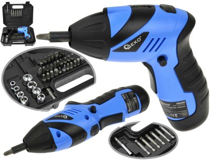 GEKO Mini Cordless Rechargeable Electric Screwdriver 3,6V - ​akumulátorový skrutkovač