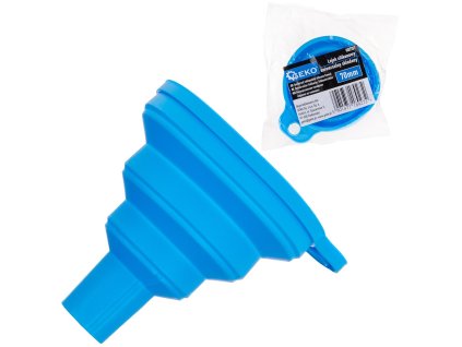 GEKO Collapsible silicone funnel - silikónový skladací lievik, 70mm