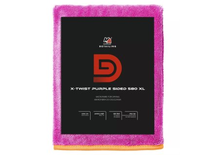 MA Detailing X-TWIST PURPLE SIDED 580 XL - sušiaci uterák, 60x90cm, 580gsm