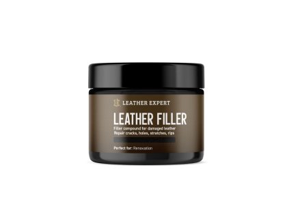 Leather Expert Leather Filler Black - čierny tmel na kožu