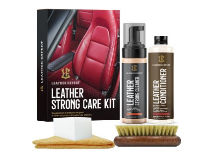 Leather Strong Care Kit z akcesoriami