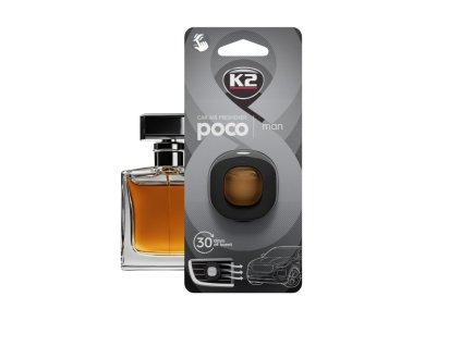 K2 Poco Man osviežovač vzduchu do auta na mriežku ventilácie s výdržou až 30 dní