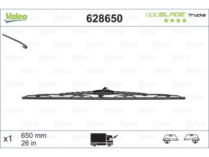Stierač Valeo 628650 – robustné riešenie pre úžitkové vozidlá Iveco
