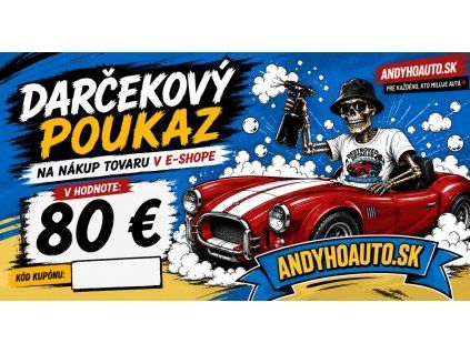 Darčekový poukaz v hodnote 80€