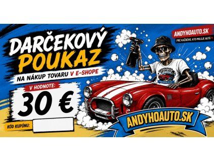 Darčekový poukaz v hodnote 30€