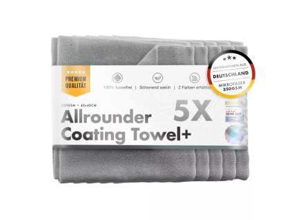 ChemicalWorkz Allrounder Coating Towel  -  5ks mikrovlákien, 350gsm, 40x40cm