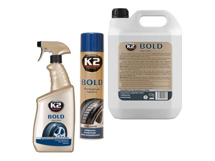 K2 Bold - čistič a impregnátor pneumatík v spreji