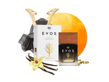 K2 Evos Samurai - parfém do interiéru automobilu