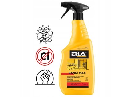 K2 Erla Saniz Max - univerzálny kyslý čistič sanitárnych zariadení a kúpeľní