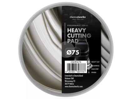 ChemicalWorkz Heavy Cutting Pad - hrubý leštiaci kotúč, 75mm
