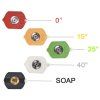 OEM Quick release nozzle kit - set 4 ks trysiek na krátku pištoľ, veľkosť 045