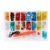 Carmotion Fuses Box - sada poistiek UNI + MINI 5A-30A s vyťahovačom a 12V skúšačkou napätia
