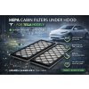 UFI Filters 53.519.00 - HEPA kabínový filter pod kapotu Tesla Model Y – 2 ks v balení