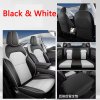 Tesla Y Juniper Black & White full seat covers - kompletné poťahy sedadiel pre Tesla Y Juniper
