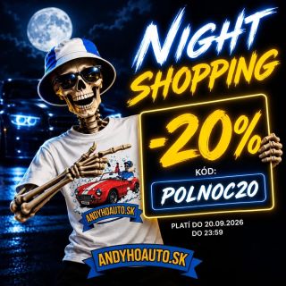 🌙 NIGHT SHOPPING NA ANDYHOAUTO.SK Noc je ideálny čas doplniť výbavu na ďalšie poriadne čistenie. A dnes za menej. 😎 Získaj...