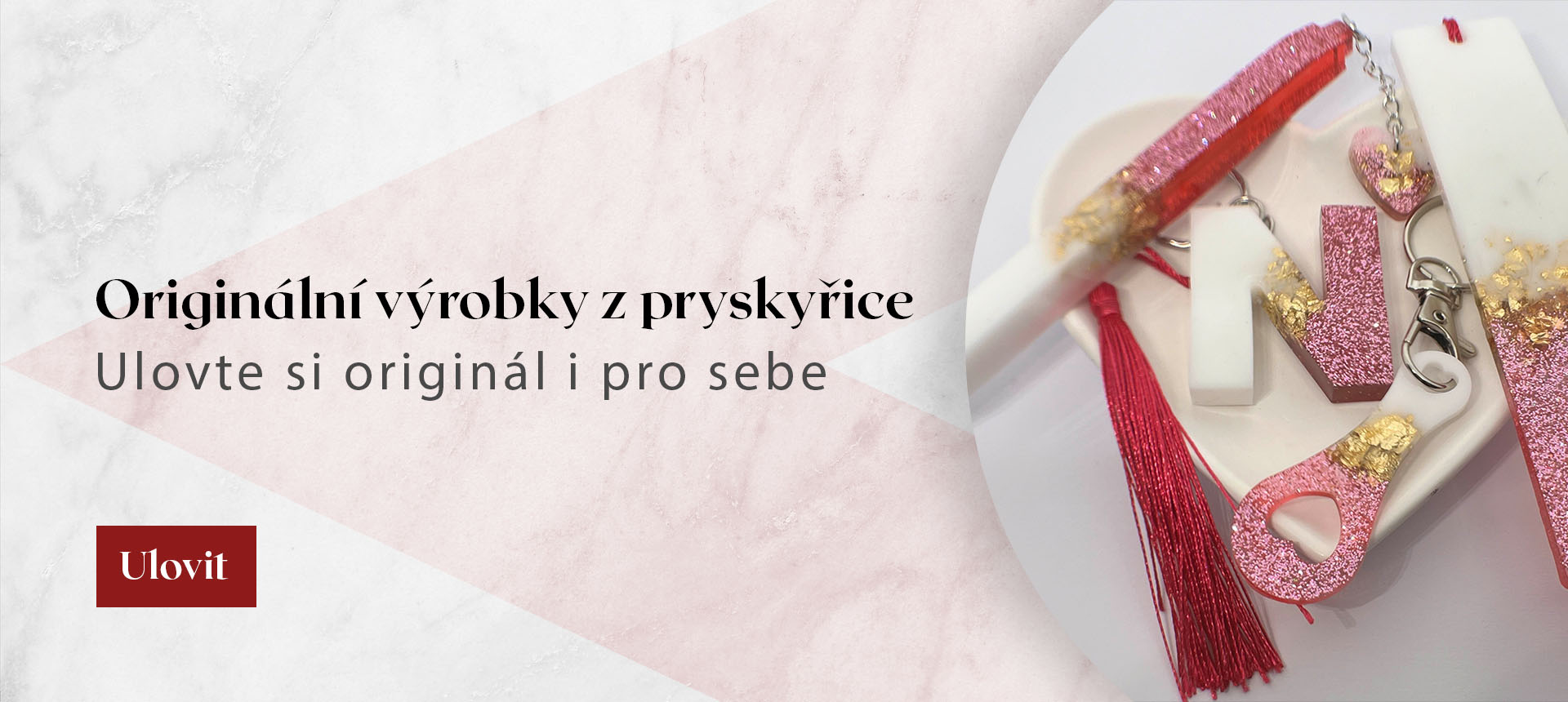 Originální výrobky z pryskyřice
