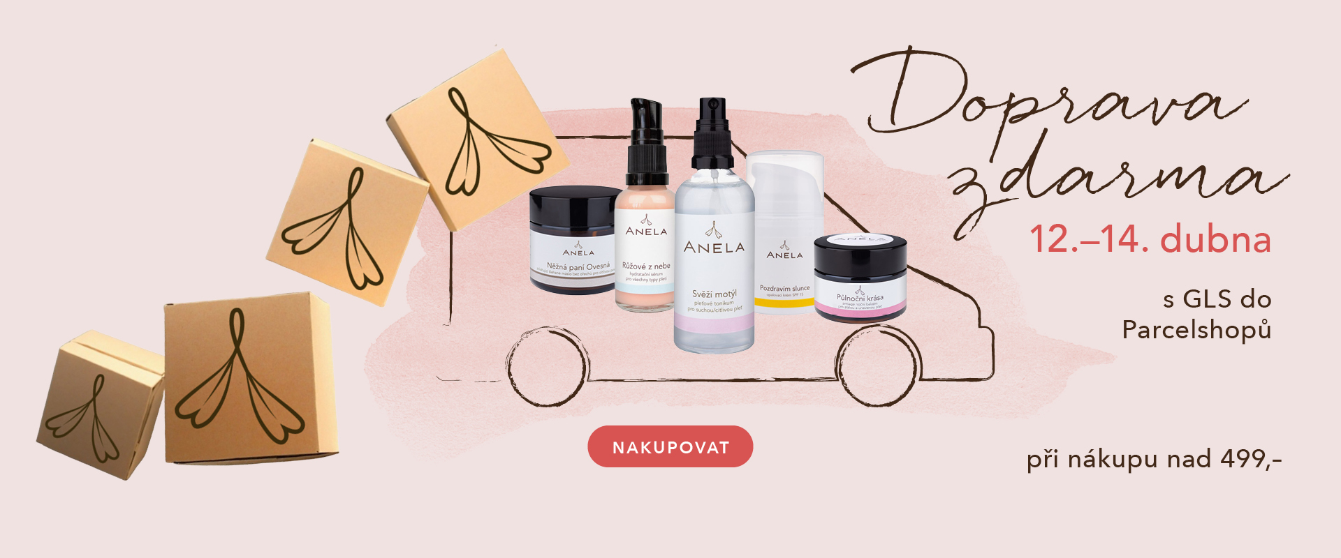 Doprava zdarma s GLS - užijte si nakupování