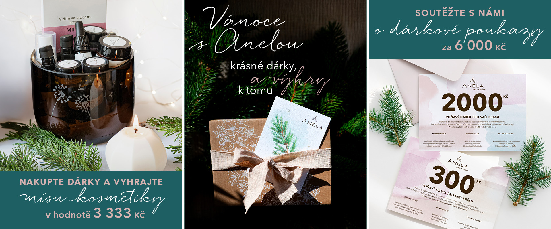Vánoce s Anelou  - vyhrajte mísu SRNA plnou kosmetiky