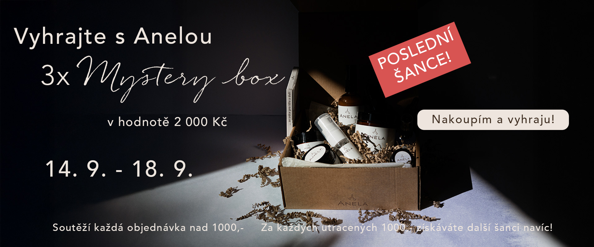 Soutěž o MYSTERY BOX last call
