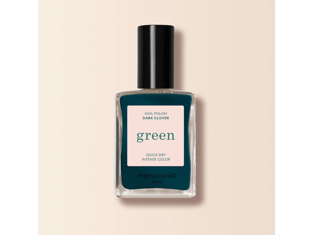 manucurist green nail polish lak na nechty dark clover