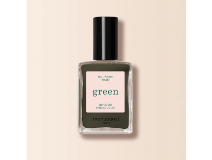 manucurist green nail polish lak na nechty khaki