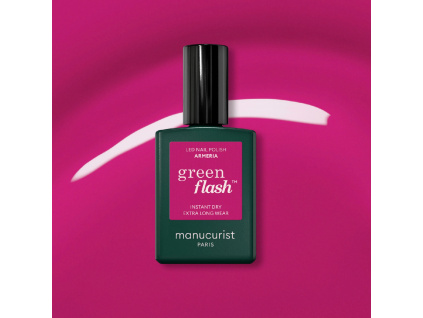 manucurist green flash gel nail polish gelovy lak na nechty armeria