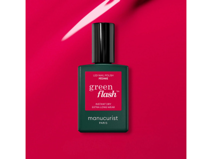 manucurist green flash gel nail polish gelovy lak na nechty peonie