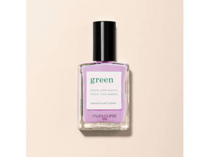 manucurist green nail polish lak na nechty lisa lilas