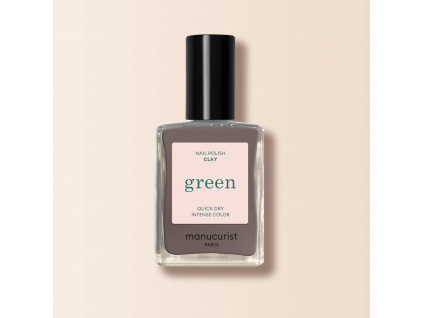 manucurist green nail polish lak na nechty clay