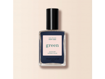 manucurist green nail polish lak na nechty poppy seed