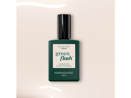 manucurist green flash gel nail polish gelovy lak na nechty creme