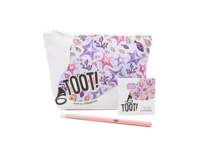 toot super starfish eyeshadow bag set detske ocne tiene kozmeticka tasticka open low