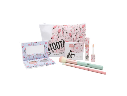 toot flamingo kiss natural makeup box set darcekovy obsah high