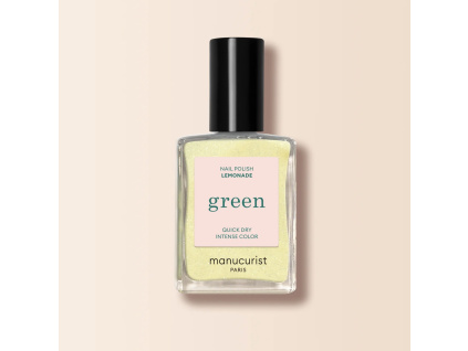 manucurist green nail polish lak na nechty lemonade