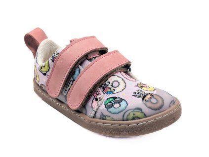 Pegres barefoot tenisky BF 57 U pink donut 3